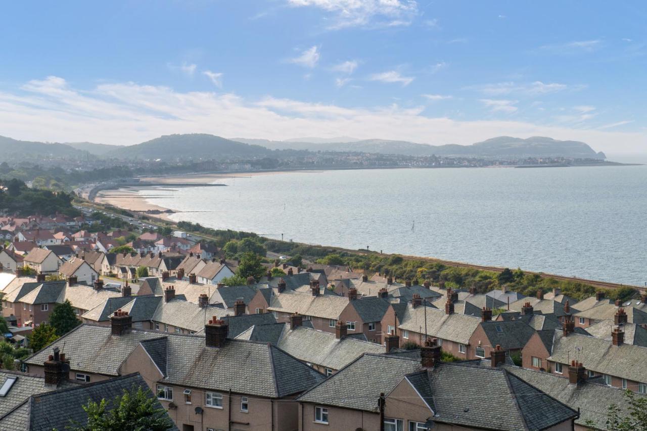 Villa Windy Ridge Terrace With Beautiful Sea Views, North Wales Coast Old Colwyn Exterior foto